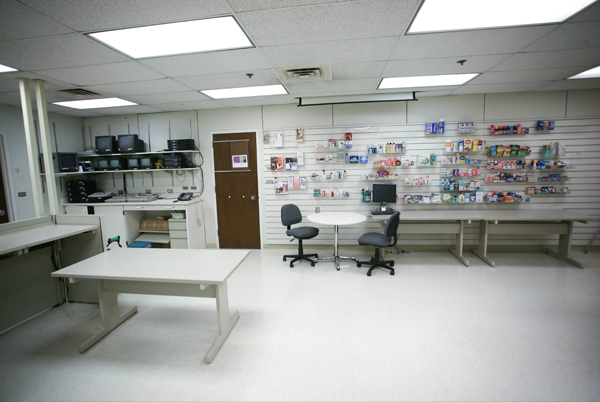 Inside view of the Health Sciences building